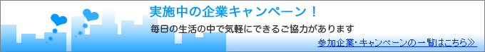 実施中のキャンペーン
