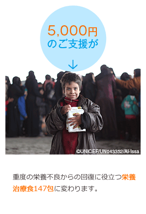 5,000円のご支援が･･････高エネルギービスケット436枚に