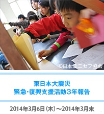 東日本大震災　緊急・復興支援活動3年報告
