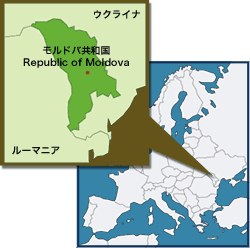 モルドバ地図