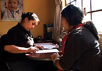 ユニセフが支援しているＮＧＯ組織、「カサ・アリアンザ・グアテマラ」は、困難な状況にある子どもたちのために活動している。