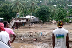 洪水により甚大な被害が出ているソロモン諸島。