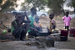 南スーダンの子どもたち。
