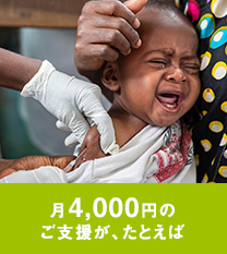 月4,000円のご支援が、たとえば