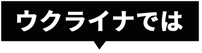 ウクライナでは