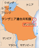 タンザニア連合共和国地図