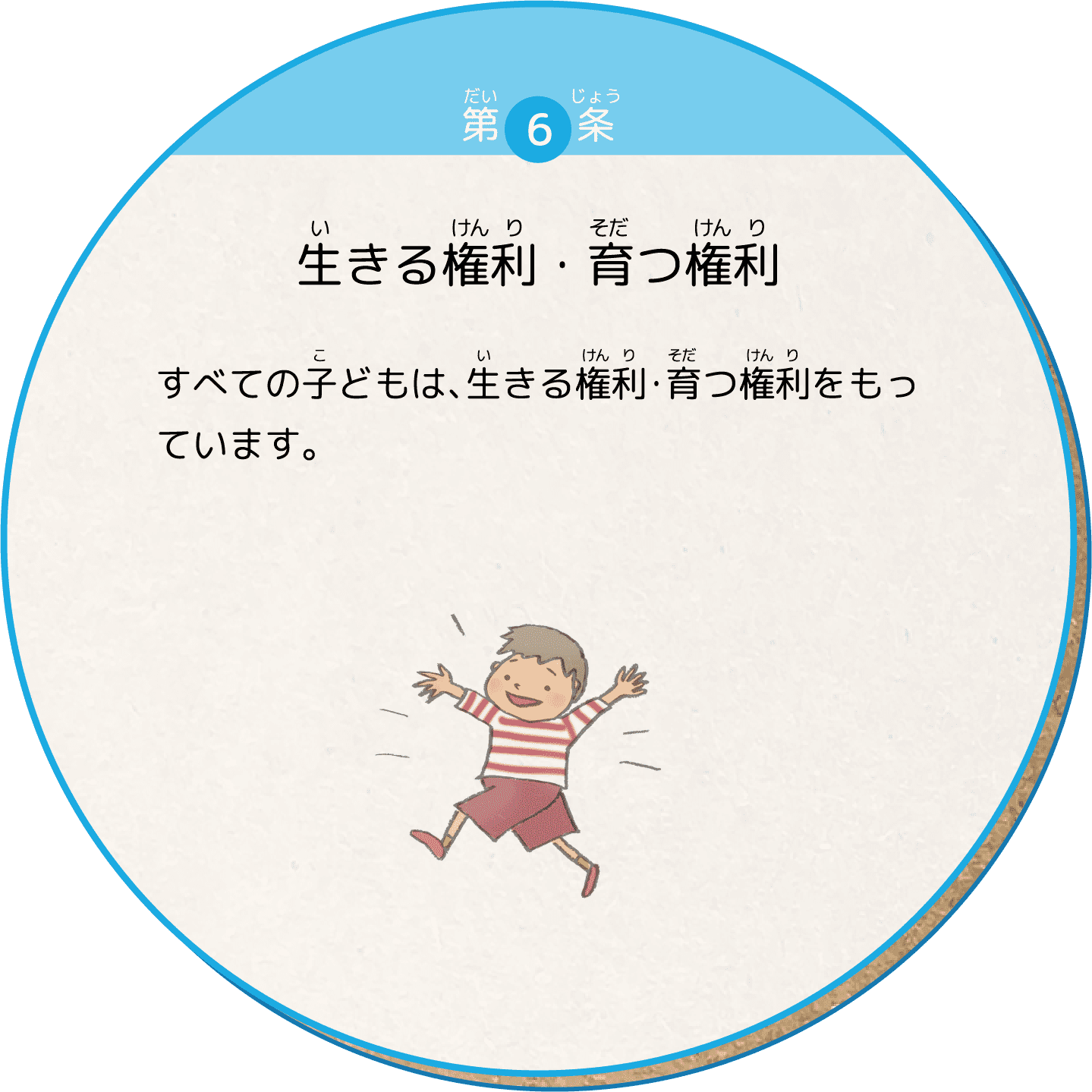 すべての子どもは、生きる権利・育つ権利をもっています。