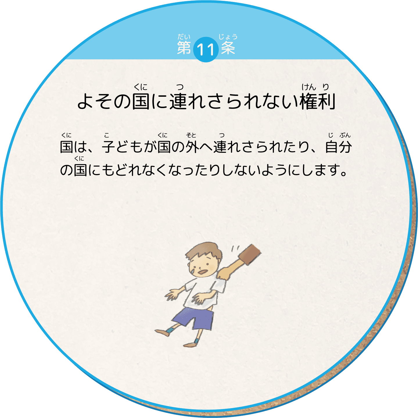 国は、子どもが国の外へ連れさられたり、自分の国にもどれなくなったりしないようにします。