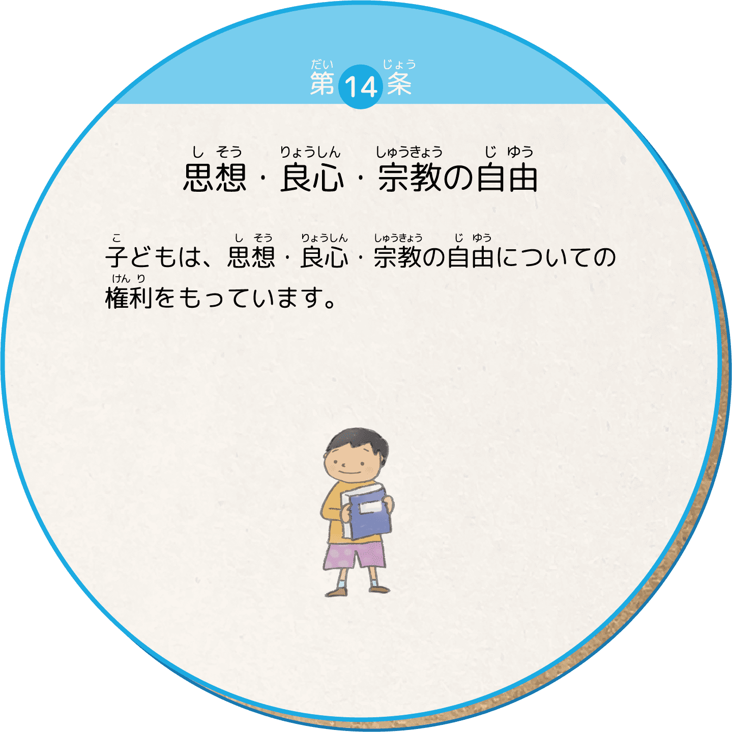 子どもは、思想・良心・宗教の自由についての権利をもっています。