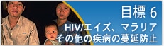 目標 6　HIV/エイズ、マラリアその他の疾病の蔓延防止