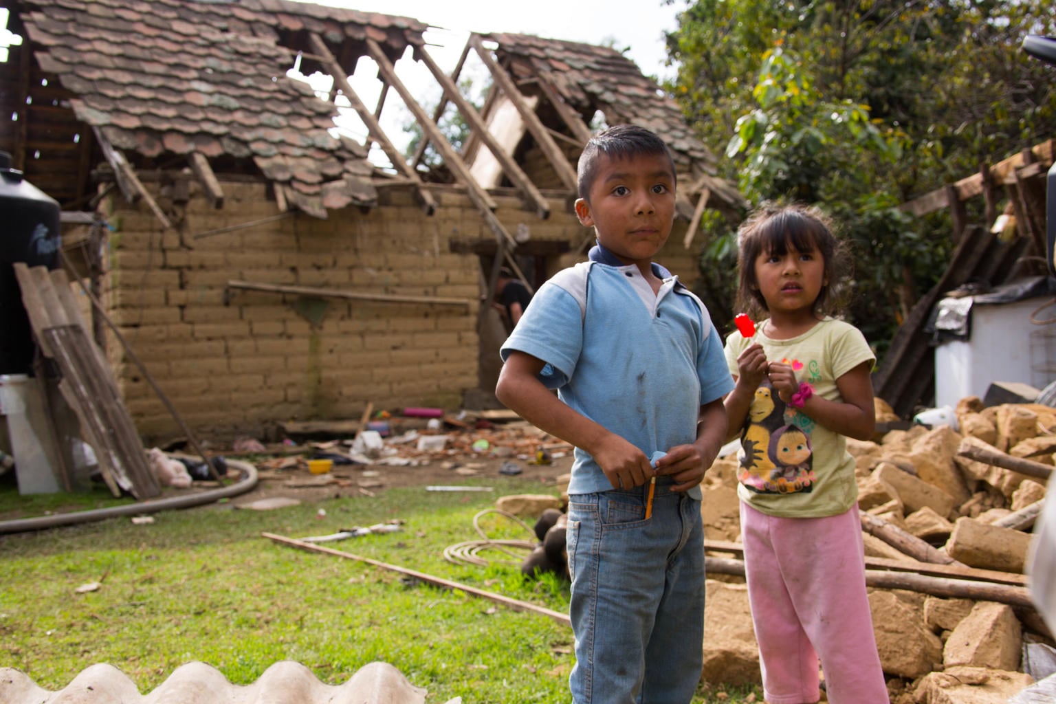メキシコ地震 700万人の子どもが最も被害の大きかった地域で暮らす