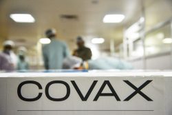 COVAXファシリティ参加国に届けるCOVID-19ワクチンを箱に詰める様子。(インド、2021年2月撮影)