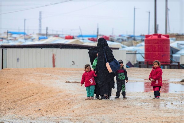 アルホル難民キャンプに滞在する家族。(2021年1月撮影)※本文との直接の関係はありません