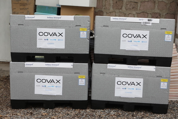 ユニセフがCOVAXを通じて国立疾病予防管理センターに届けたワクチン保冷箱。(アルメニア、2022年9月撮影)