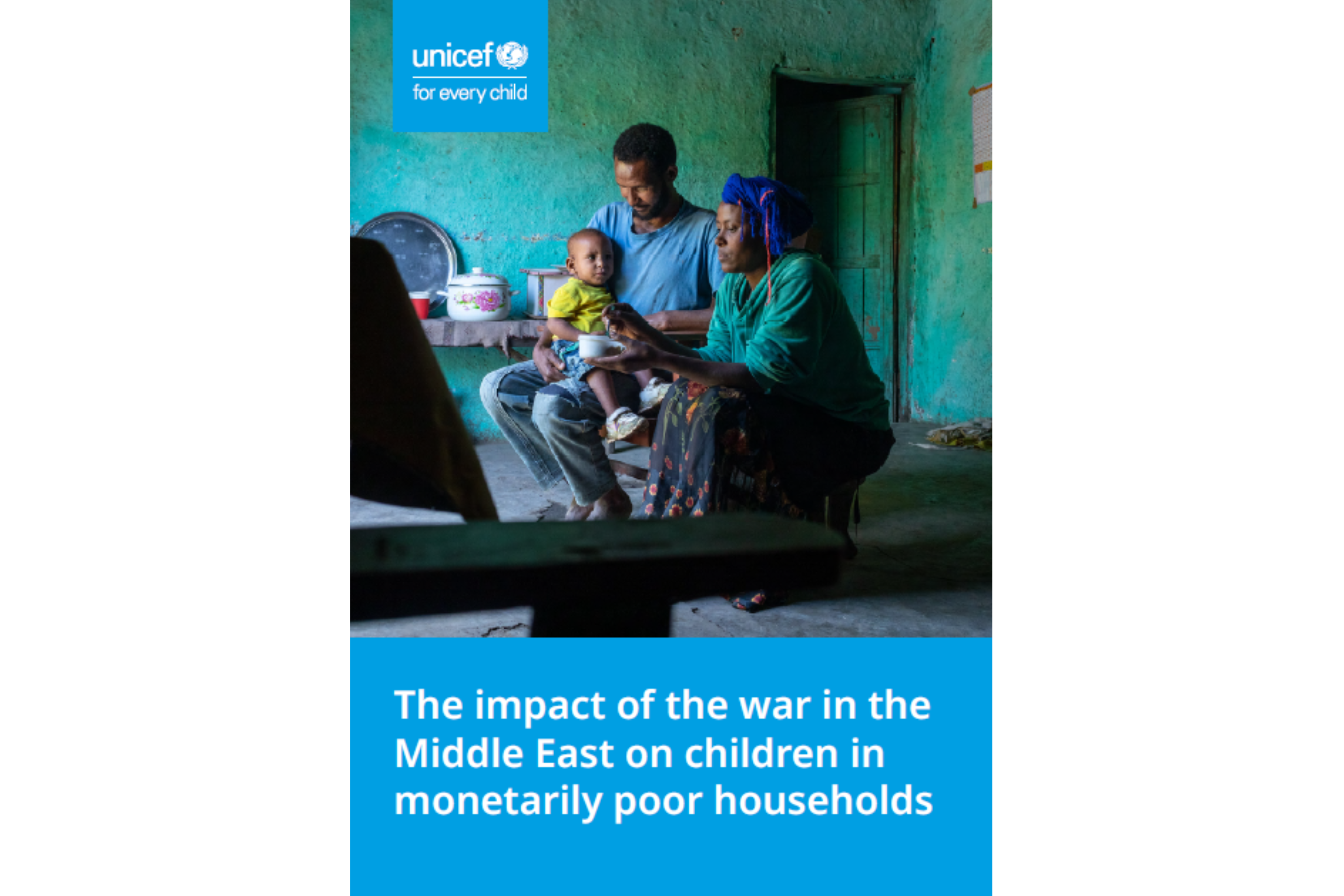 報告書「The Impact of the Middle East War on Children in Monetarily Poor Households(中東紛争が金銭的貧困世帯の子どもたちに与える影響)」