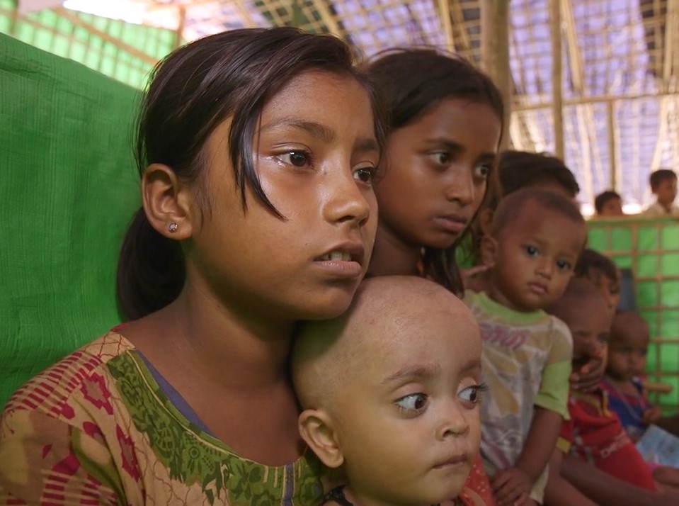 ロヒンギャ難民のムサッデカとアティカ
