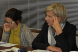 当協会を訪れた国連特別報告者マオド・ド・ブーア＝ブキッキオ氏