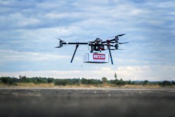 On 28 June 2017, the UNICEF Innovation team tests an unmanned aerial vehicle (UAVs), also known as a drone, carrying a cargo payload box, which can potentially carry humanitarian supplies at Kasungu Aerodrome in central Malawi. The Government of Malawi and UNICEF are launching a drone testing corridor to assess potential humanitarian use of UAVs. The corridor is the first in Africa and one of the first globally with a focus on humanitarian and development use. The launch of the UAV testing corridor follows a pilot project in Malawi in March 2016 on the feasibility of using drones for the transportation of dried blood samples for early infant diagnosis of HIV. On 29 June 2017, the Government of Malawi and UNICEF launch an air corridor to test potential humanitarian use of Unmanned Aerial Vehicles (UAVs), also known as drones. The corridor is the first of its kind in Africa and one of the first globally with a focus on humanitarian and development use. It is centred on Kasungu Aerodrome, in central Malawi, with a 40 kilometre radius (80 kilometre diameter) and is designed to provide a controlled platform for the private sector, universities and other partners to explore how UAVs can be used to help deliver services that benefit communities. The UAV corridor will run for at least one year, until June 2018. Since the announcement in December 2016, 12 companies, universities and NGOs from around the world have applied to use the corridor. These include drone manufacturers, operators and telecom companies such as GLOBHE (Sweden) in collaboration with HemoCue and UCANDRONE (Greece), and Precision (Malawi), all of which were present at the launch to demonstrate connectivity, transportation and imagery uses respectively. UAV technology is still in the early stages of development. UNICEF is working globally with a number of governments and private sector partners to explore how UAVs can be used in low income countries. All projects adhere to a strict set of innovation prin