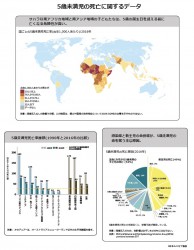 5歳未満児の死亡に関するデータ。