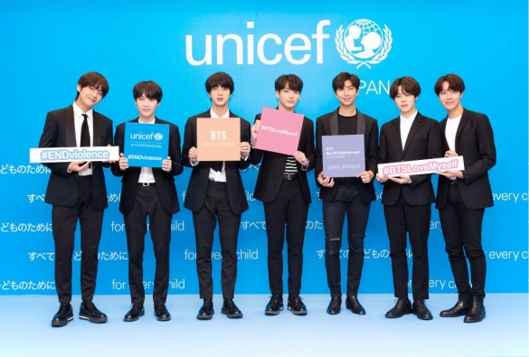 世界的ヒップホップボーイズグループ Bts 防弾少年団 が応援する 子ども 青少年に対する暴力の撲滅を目指す ユニセフ Endviolenceキャンペーン