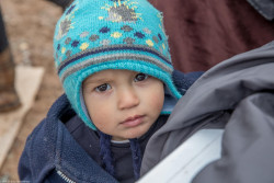 18 February 2018, UNICEF distributed winter clothes to Syrian refugee children in Basirma camp, located in northern Iraq. UNICEF reached 500 families in this distribution, which included heavy coats, boots, scarves, gloves and hats. The distribution was funded by the Government of Germany and the US Office of Foreign Disaster Assistance to help keep children warm for winter.