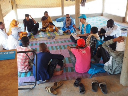 聞き取り調査の様子