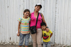 10 July 2019 in Cucuta,12-year-old Klenddysmar Romero Carpio, migrated 3 months ago with her family (Mother, father and one little brother) from Venezuela. She wants to be an actress and one day visit Paris. Above all, she just wants to continue be able to go to school again. UNICEF Regional Director for Latin America and the Caribbean, Maria Christina Perceval, visited UNICEF-supported programmes in Cúcuta, Colombia, to assist migrant venezuelan children and host communities. During her visit she had the chance to meet Klenddysmar. UNICEF is working closely with national and local authorities, other humanitarian agencies, non-governmental organizations and communities in Colombia to provide migrant children as well as children in host communities with health, nutrition, education and protection. Interventions so far include supporting mobile health teams, setting up child friendly spaces for psychosocial support and prevention of violence, providing safe drinking water and sanitation, promoting hygiene practices, setting up protective learning spaces, distributing school supplies, training teachers and offering nutritional support.