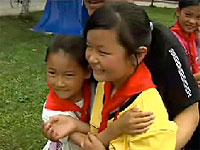 避難所の子どもたち