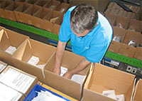 ユニセフの緊急支援物資は、デンマーク・コペンハーゲンにある物資供給センターから発送されました。