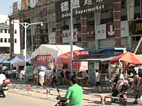 写真：被災した建物