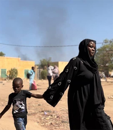 スーダン人道危機 写真