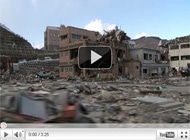 東日本大震災　（宮城県女川町の被災者へ 支援物資配布）その1　3月23日