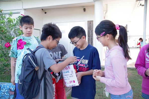 画像：グアム日本人学校 小学部5年生