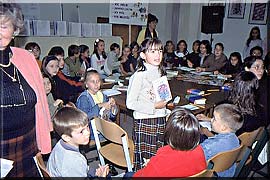 子どもを主体としたクラス ＜グルバビッツァ第一小学校＞