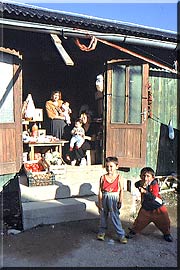 家族＜ロマの難民キャンプ＞