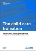 『レポートカード8　子どものケアの推移（Report Card 8”The Childcare Transition）』