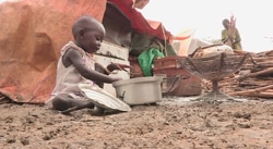 衛生環境の悪化から、下痢の症例が増えており、栄養不良の状況も悪化。（南スーダン）