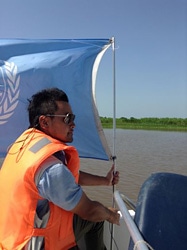 ユニセフ南スーダン・マラカル現地事務所、熊丸 耕志・水と衛生専門官