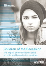 『イノチェンティ レポートカード12　不況の中の子どもたち：先進諸国における経済危機が子どもの幸福度に及ぼす影響』