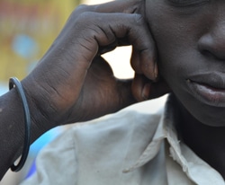 元子ども兵士 の少年（13歳）。