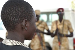 解放された子ども兵士（南スーダン）