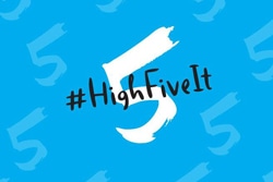 #HighFiveItキャンペーンロゴ