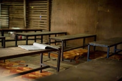 ターク県にある、アイさんが通っていた移民の子どものための学習センターの教室。