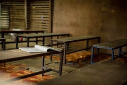 ターク県にある、アイさんが通っていた移民の子どものための学習センターの教室。