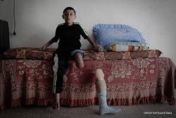 イブラヒムくん(9歳)