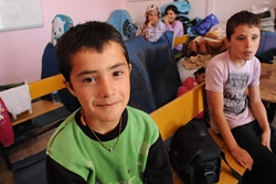 クルド系のシリア難民のこどもたち