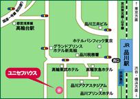 ユニセフハウス　地図