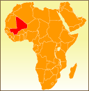 マリ共和国の位置