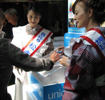 チャリティーの様子