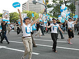 写真：神戸まつり参加の様子